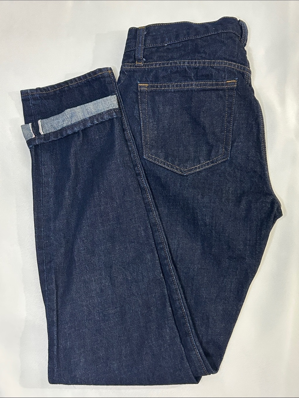 J crew Selvedge denim jeans dark wash